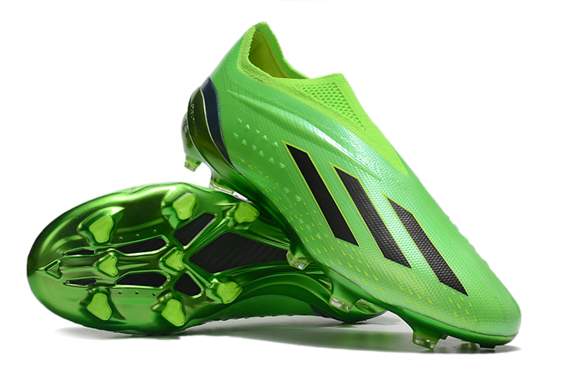 Adidas X Speedportal+ FG Green Core Black Solar Yellow Soccer Cleat