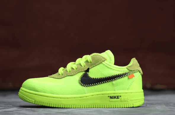 Nike OFF-WHITE x Air Force 1 Low 'Volt' BV0853-700 - Exclusive Release
