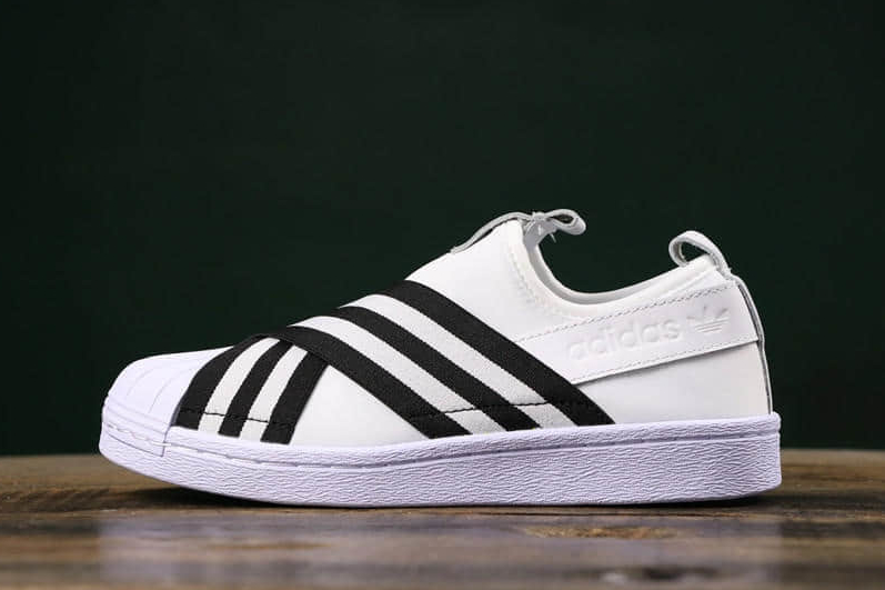 Adidas Superstar Slip-On 'Footwear White' AC8581 - Stylish and Comfortable Slip-Ons | Free Shipping