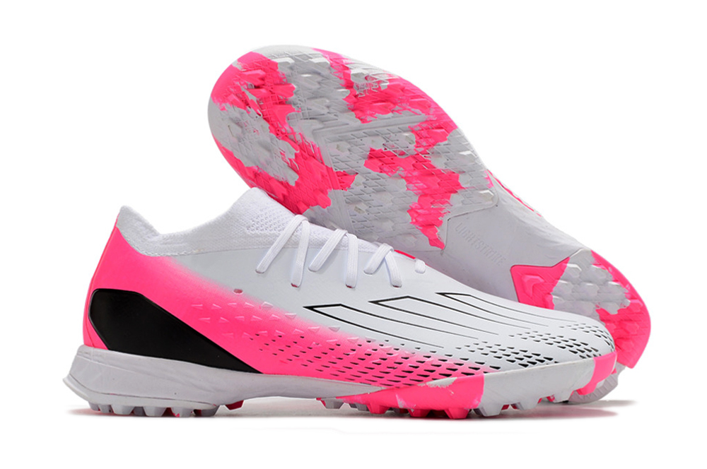 Adidas X Speedportal .1 TF Soccer Cleats - White Pink Black | Elite Performance Footwear