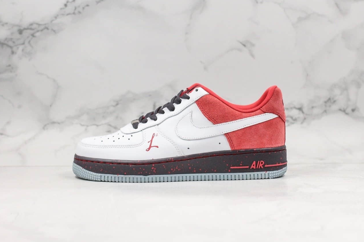 Nike Air Force 1 Low Lovelife White Red 488298 141 - Classic Style and Fresh Design for Sneaker Lovers