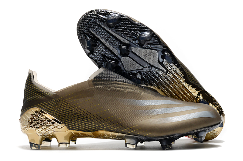 Adidas X Ghosted+ FG Soccer Cleats in Black Iridescent | FX9098