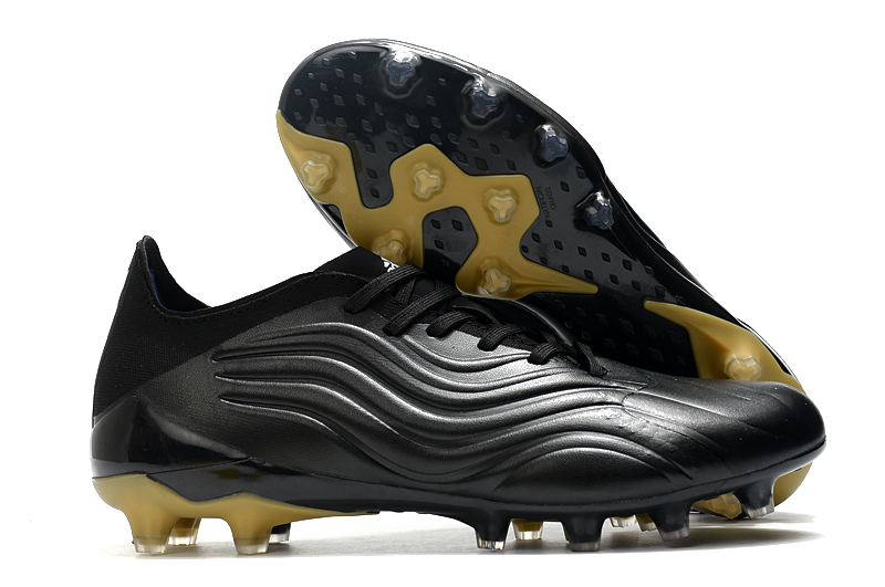 Adidas Copa Sense.1 AG Black Gold Metallic FW6502 - Premium Soccer Cleats