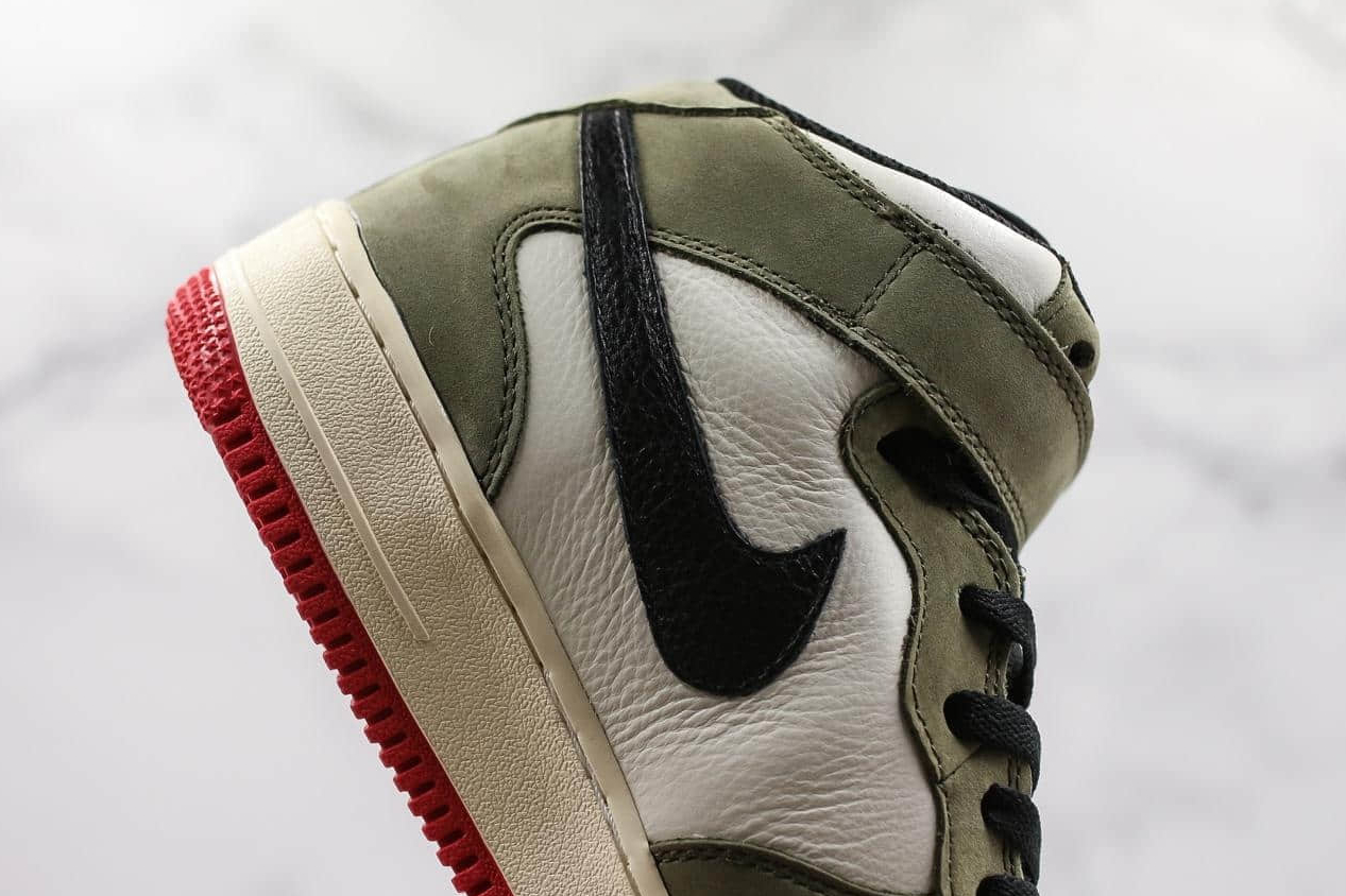 Nike Air Force 1 Mid 07 Black Green White 804609 159 - Stylish and Versatile Sneakers
