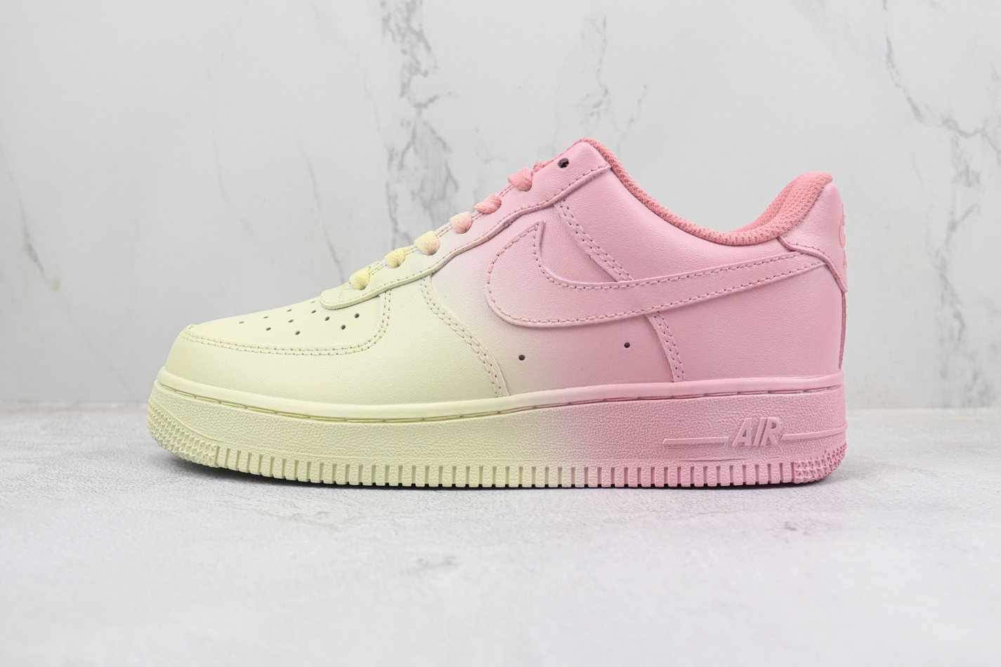Nike Air Force 1 07 Low White Rose Pink Yellow QR2023-520: Stylish and Versatile Sneakers