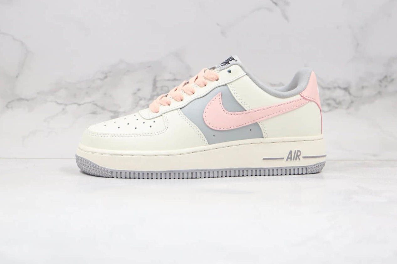 Nike Air Force 1 Low Beige Grey Pink White CW7584-101 - Stylish and Comfy Sneakers