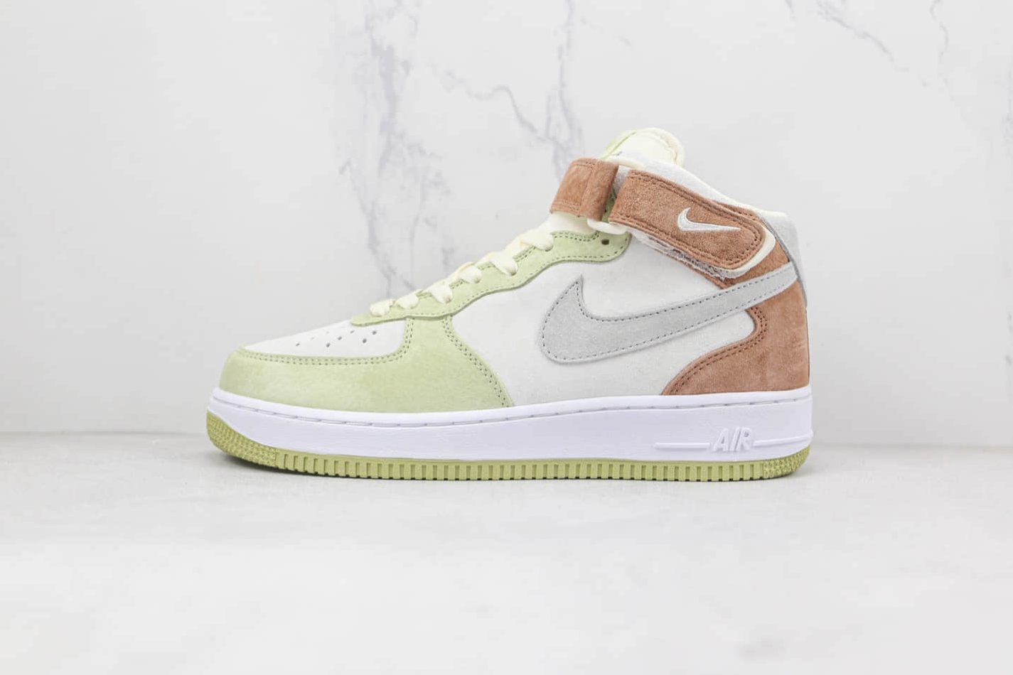 Nike Air Force 1 Mid 07 - Light Green Grey White AL6896-558