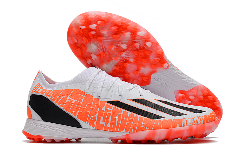 Adidas X Speedportal Messi.3 TF J 'White Solar Red' - Premium Junior Turf Football Shoes