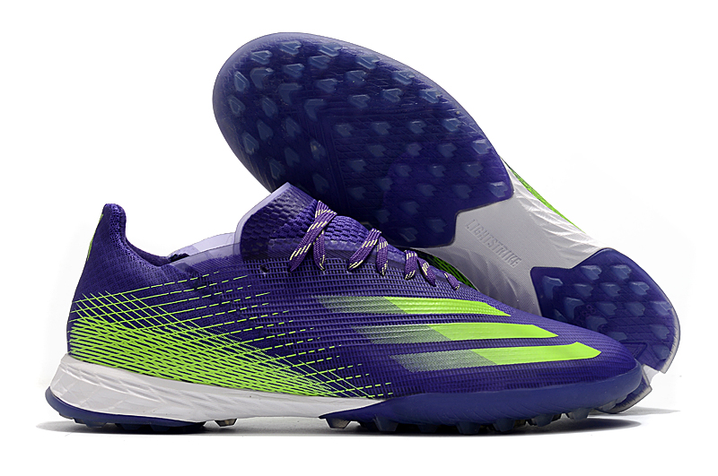 Adidas X Ghosted.1 TF Purple Green - Next-Level Performance for Turf Surfaces