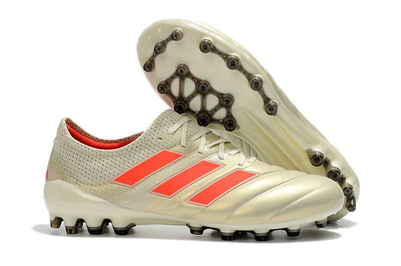 Adidas Copa 19.1 AG Artificial Grass Soccer Cleats White Red - G28990