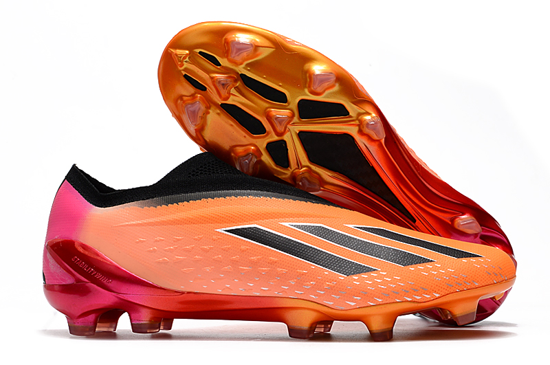 Adidas X Speedportal + Firm Ground Cleats - Pink Orange Black | Buy Now
