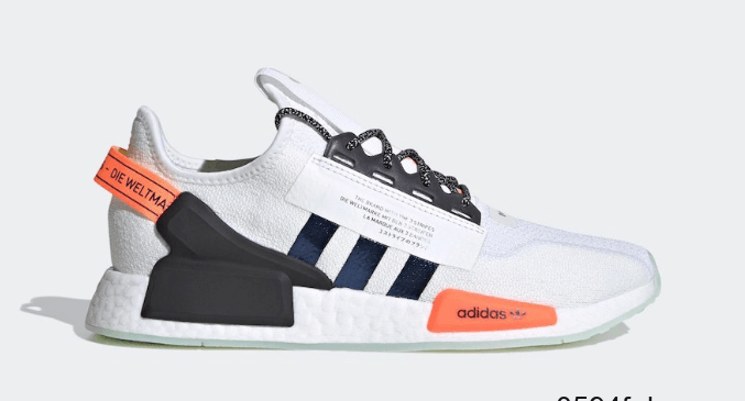 Adidas Originals NMD_R1 V2 White Orange - Stylish and Trendy Sneakers