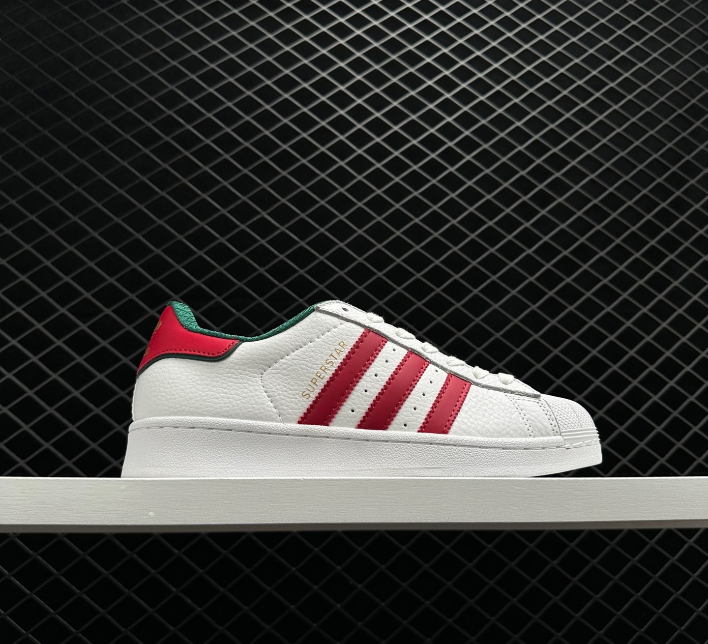 Adidas Originals Superstar White Green Red D96974 - Stylish Athletic Sneakers