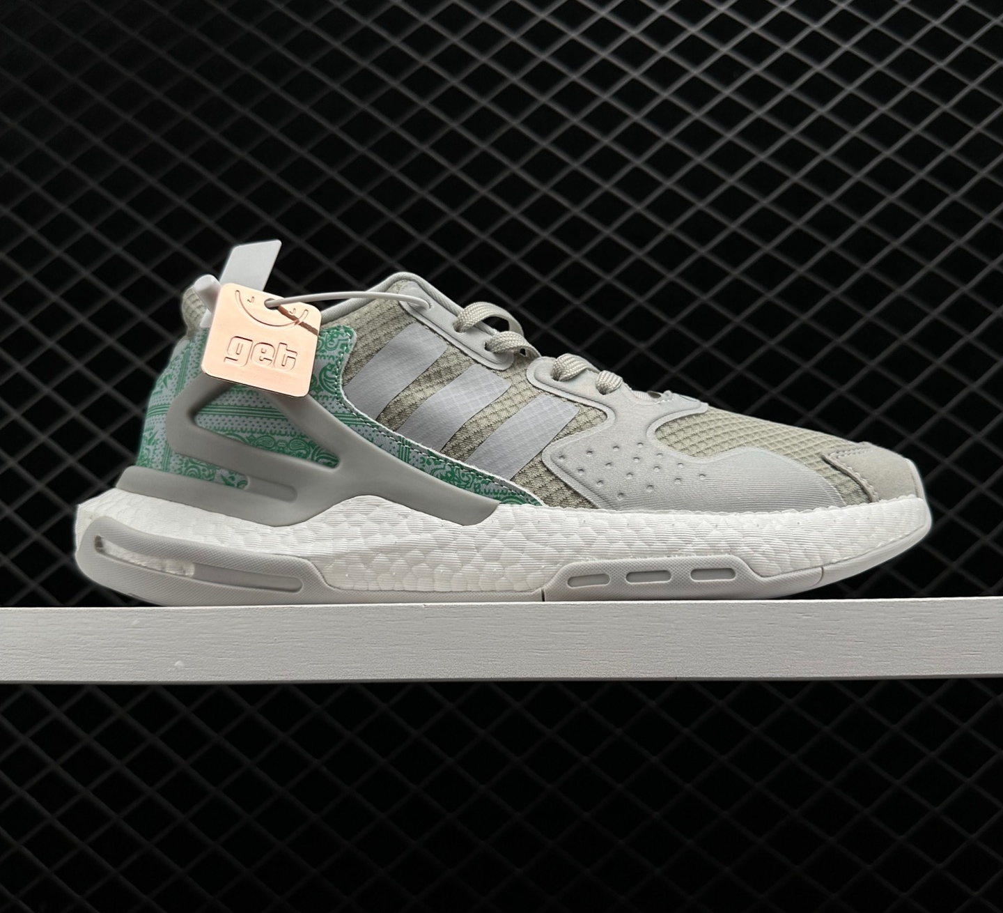 Adidas Day Jogger 2020 Boost | Cloud White Grey Green | FW4539