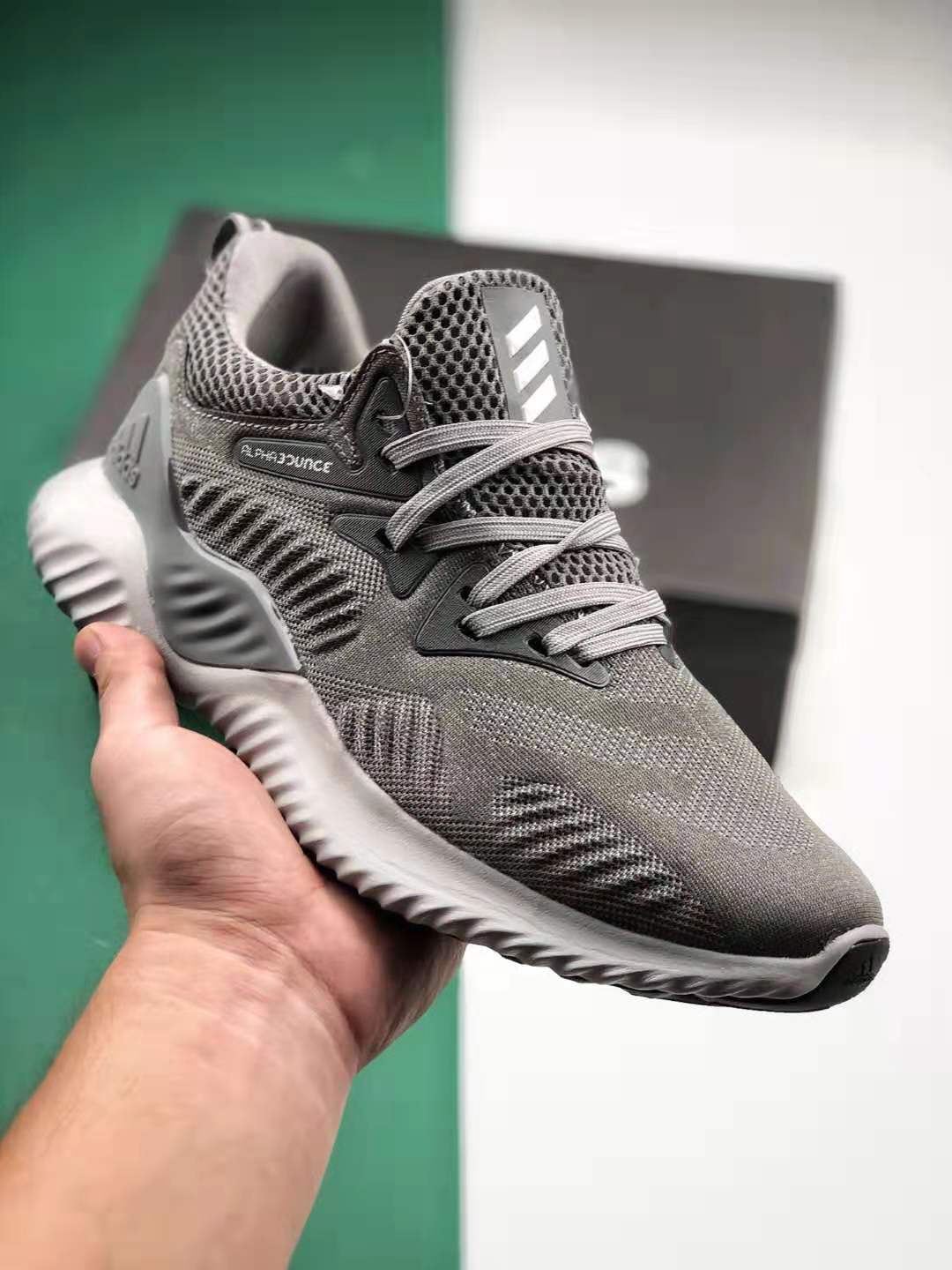 Adidas Alphabounce Beyond M Grey CG4765 - Best Price, Free Shipping!
