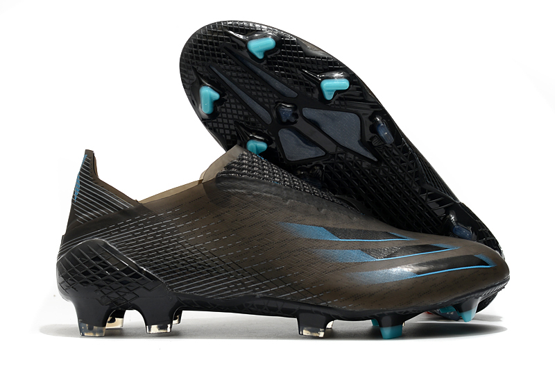 Adidas X Ghosted+ FG Boots 'Black Blue' EG8246 - Fast, Responsive Footwear