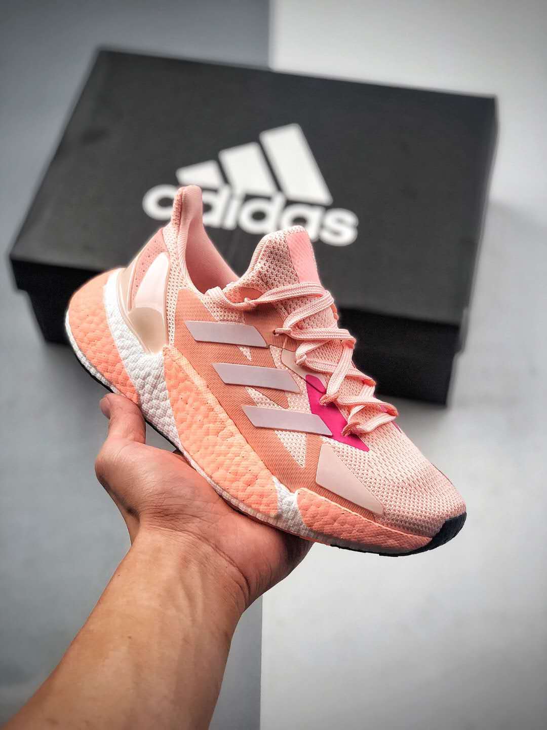 Adidas X9000L4 Light Pink FW8407 - Stylish and Comfortable Running Shoes