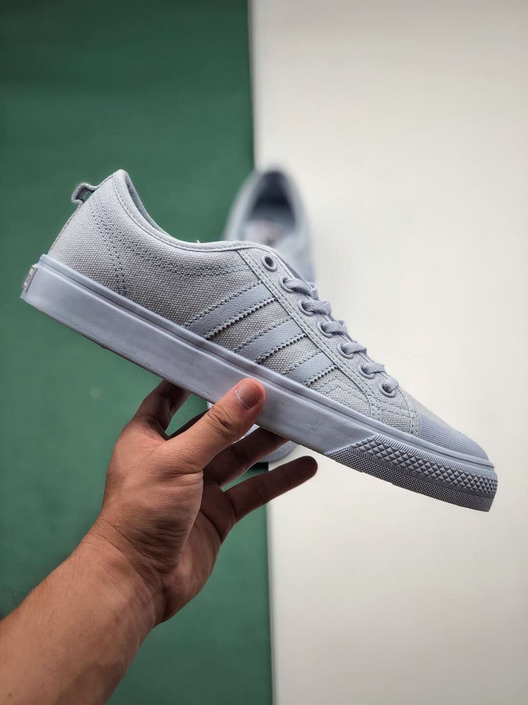 Adidas Original Nizza 3MC Vulc Aero Blue Core Black - Classic Style with a Modern Twist