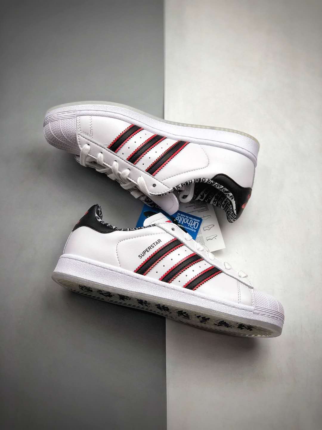Adidas Superstar Cloud White Core Black Red FW6593 - Shop Now!