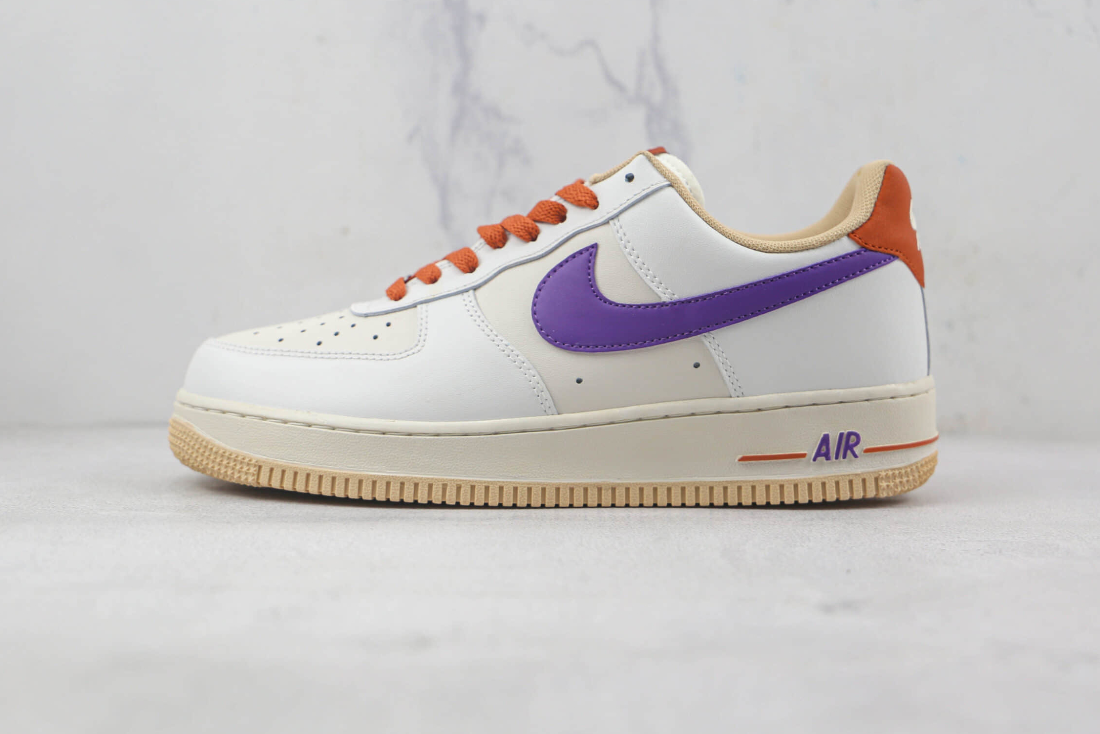 Nike Air Force 1 Low Beige Purple Orange White CW3388-205 - Fresh and Vibrant Sneakers Perfect for Any Occasion