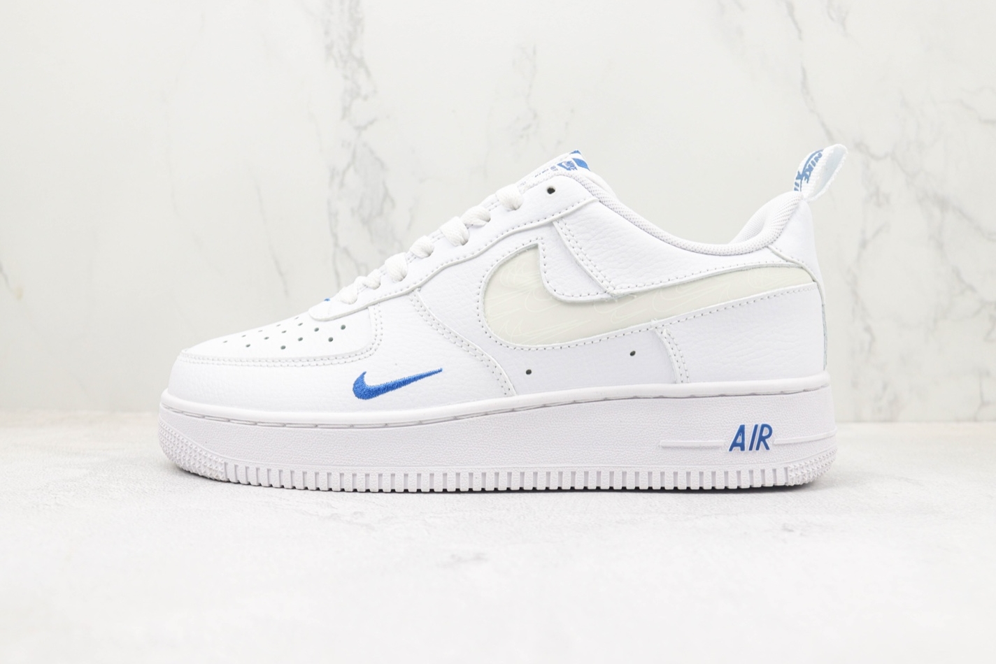 Nike Air Force 1 Low Reflective Swoosh White Blue FB8971-100 | Exclusive Release