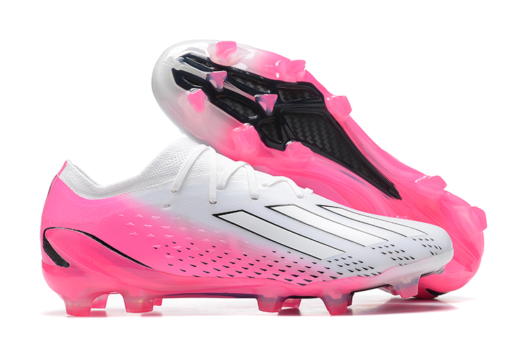 Adidas X Speedportal .1 FG Soccer Cleats | White Pink Black | Ultimate Performance Footwear