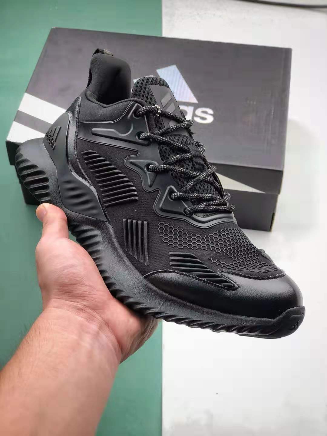 Adidas Alphabounce Beyond M HK Black B76046 - Shop Stylish Athletic Shoes