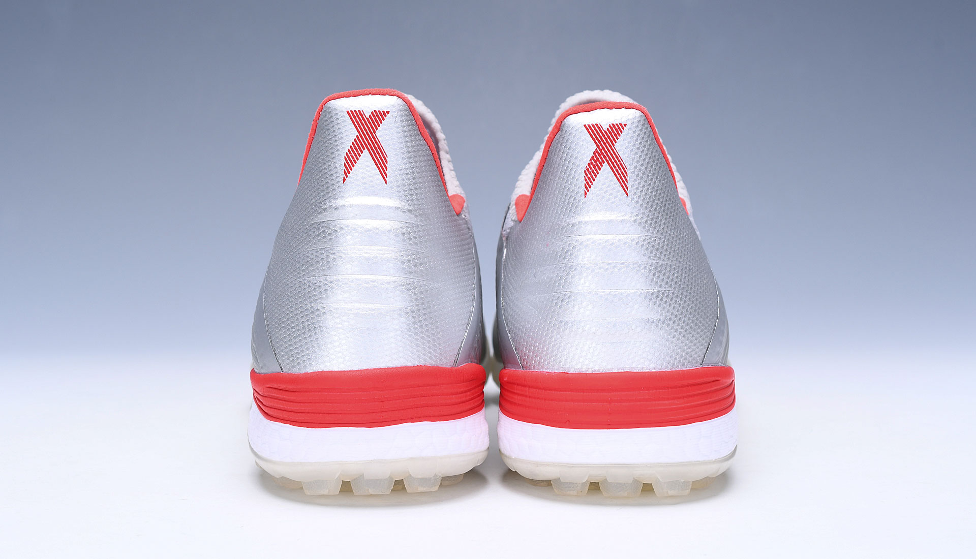 Adidas X 19.1 Tf 302 Redirect - Silver Metallic Red Footwear White G25752