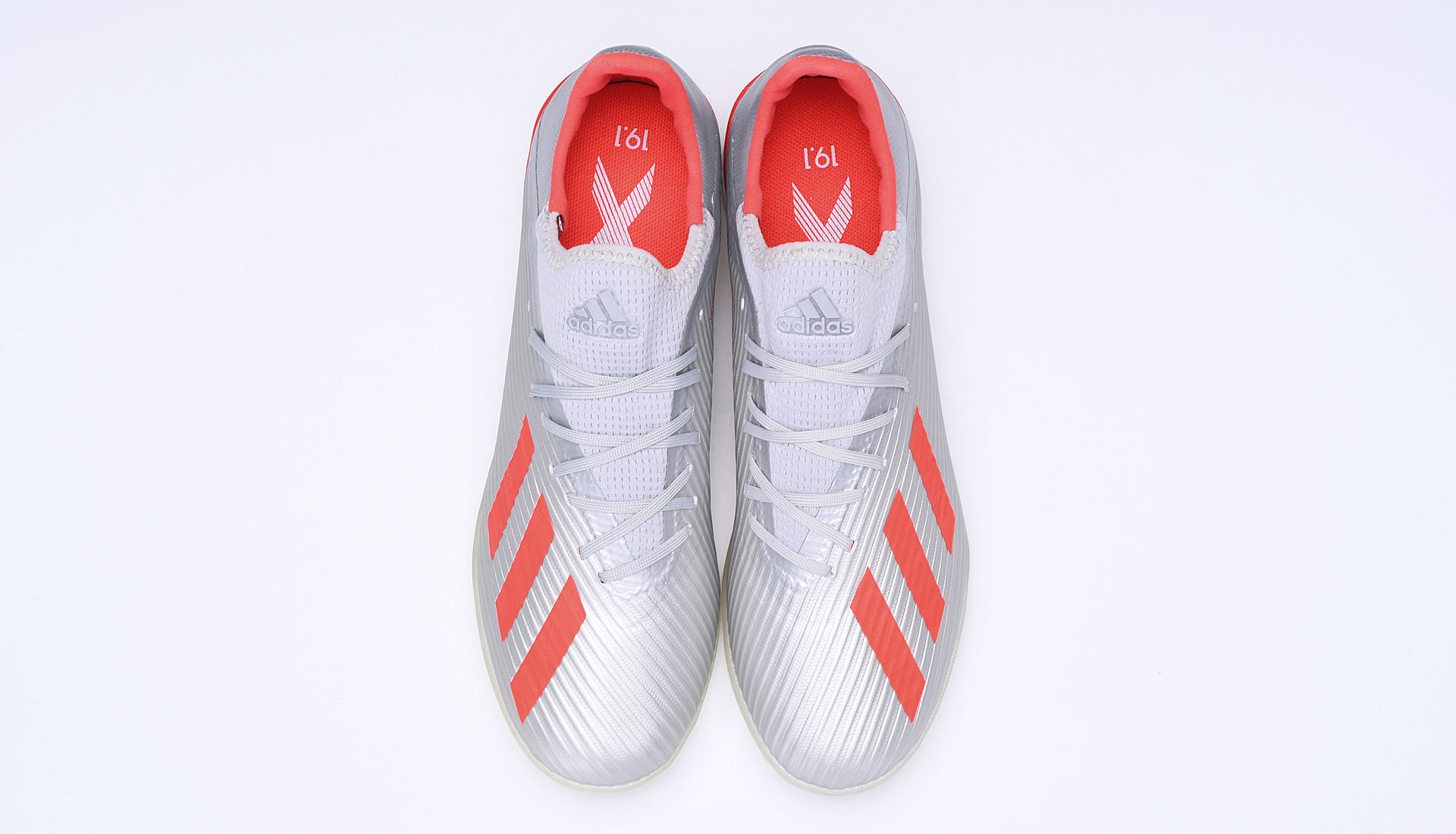 Adidas X 19.1 Tf 302 Redirect - Silver Metallic Red Footwear White G25752