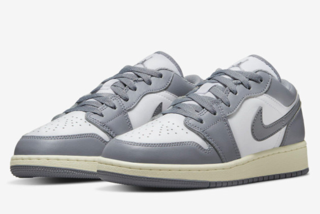 Air Jordan 1 Low 'Vintage Grey' 553560-053: Classic Style meets Retro Charm