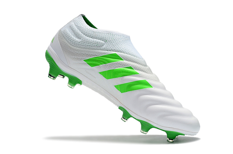 Adidas Copa 19.1 FG Soccer Cleat- White Solar Lime | Premium Quality