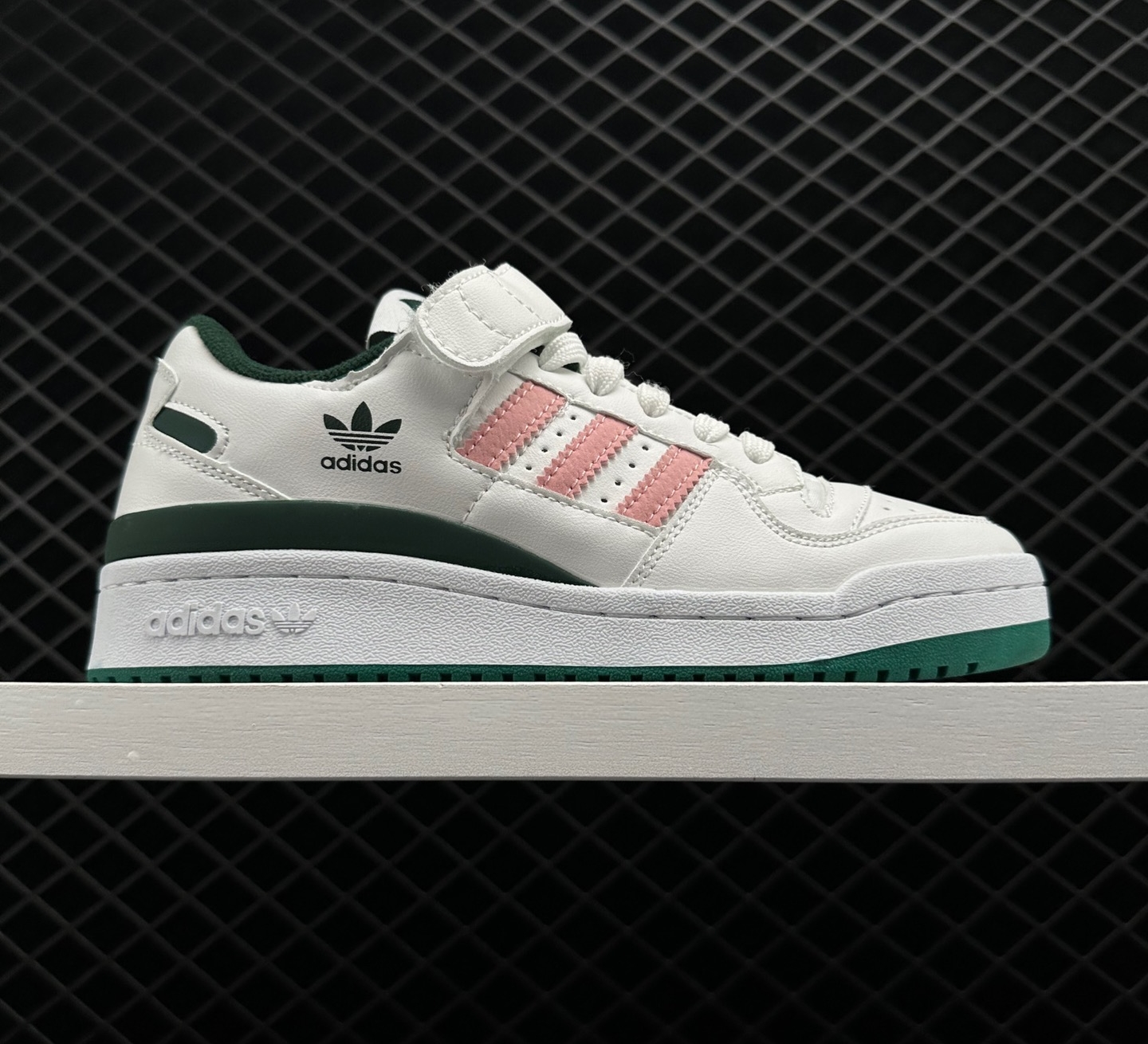 Adidas Originals Forum Low 84 White Green Pink | H01671