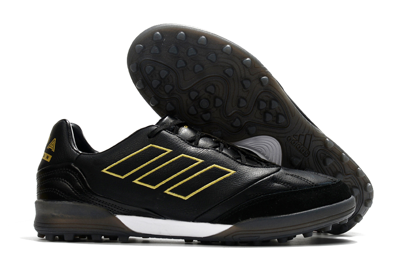 Adidas Copa Kapitan.2 TF 'Black Gold Metallic' - Stylish and Versatile Turf Football Shoes