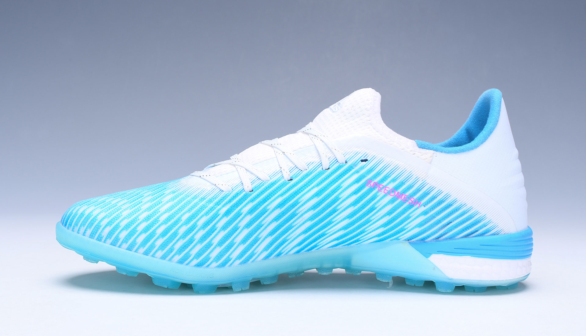 Adidas X 19.1 TF Hard Wired - Bright Cyan Core Black Shock Pink F99999 | Top-Performing Turf Shoes