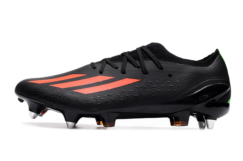 Adidas X Speedportal.1 SG Soccer Cleats Core Black Solar Red Solar Green