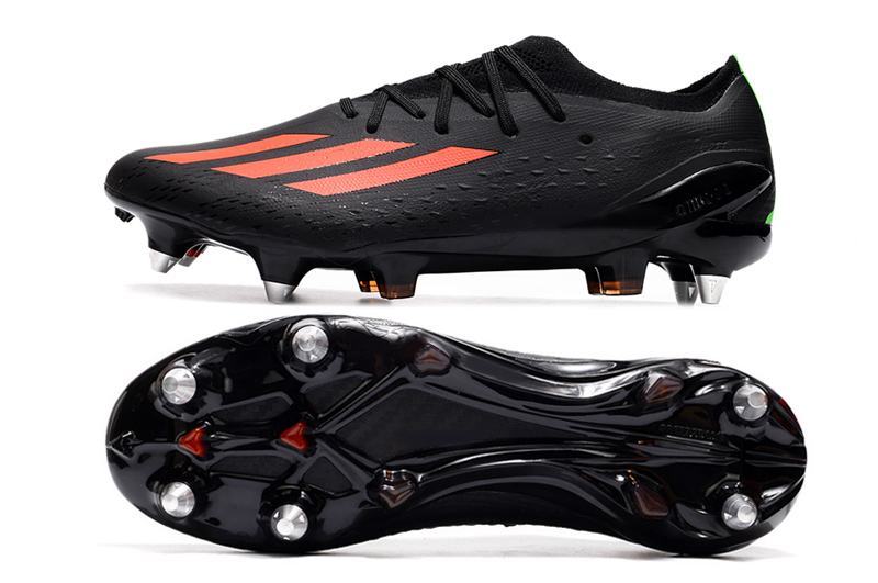 Adidas X Speedportal.1 SG Soccer Cleats Core Black Solar Red Solar Green