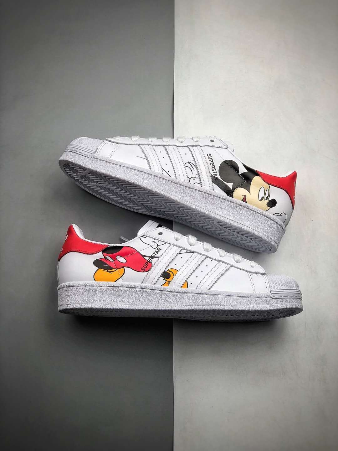 Adidas Mickey Mouse x Superstar 'Color' FW2901 - Limited Edition Collaboration.