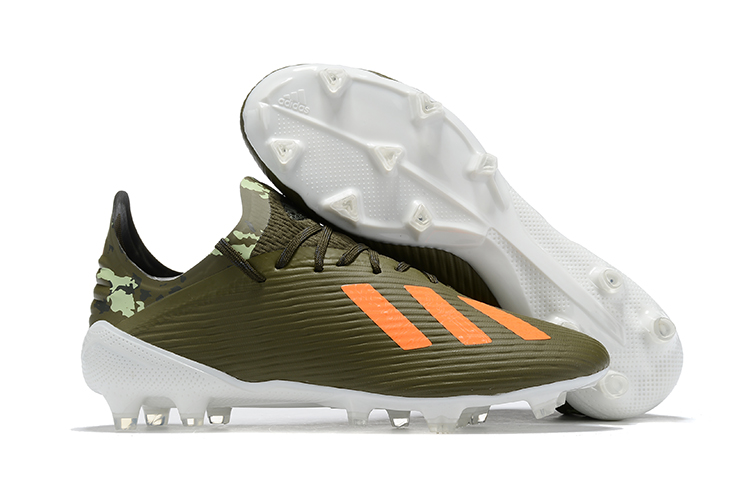 Adidas X 19.1 FG Legacy Green Orange Soccer Cleats: Enhanced Performance for Speed & Agility