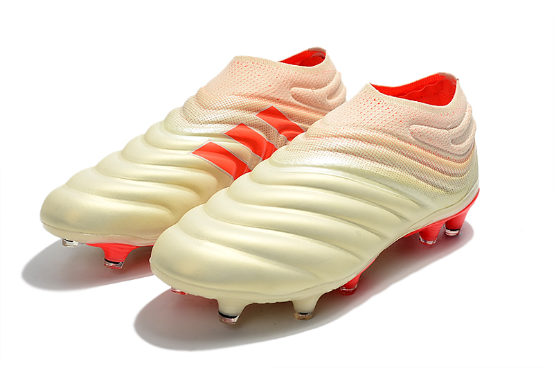 Adidas Copa 19+ FG Cleat Off White Solar Red - Superior Performance | Shop Now