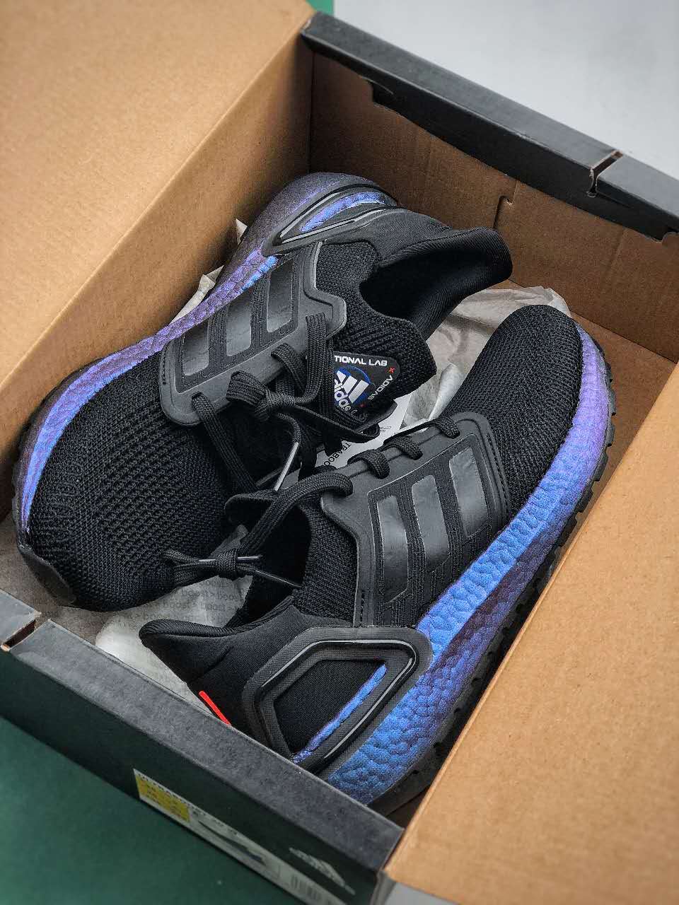 Adidas ISS US National Lab x UltraBoost 20 Core Black - Limited Edition Trainers
