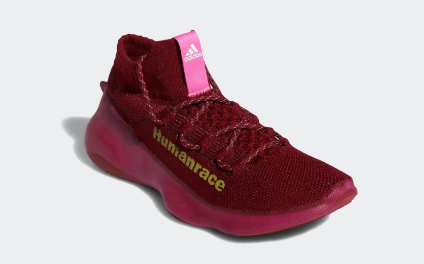 Adidas Pharrell x Human Race Sichona 'Burgundy' GW4879 - Authentic Street Style Sneakers