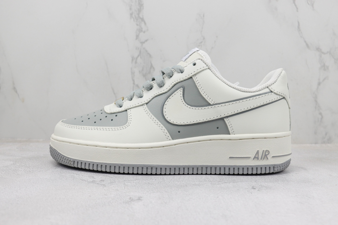 Nike Air Force 1 Low Beige Light Grey Metallic Gold AV0303-726 | Shop Now!