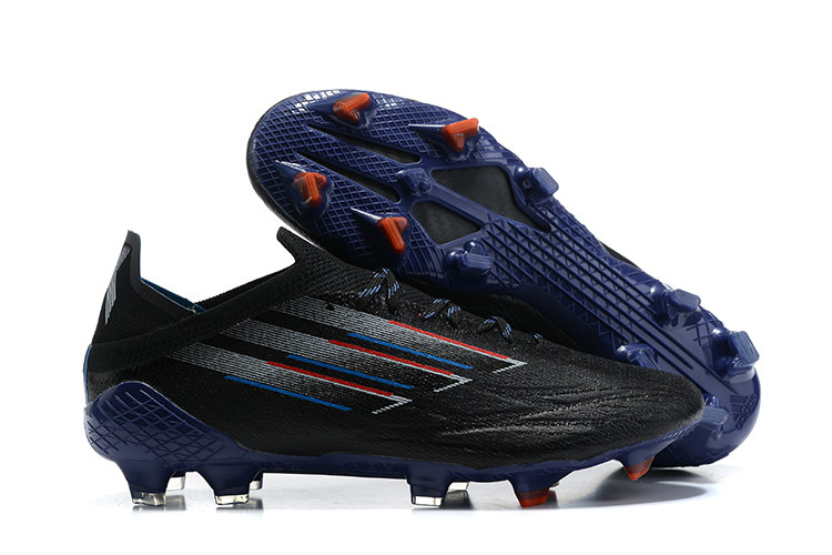 Adidas X Speedflow.1 FG Black Vivid Red Football Cleats GW7454