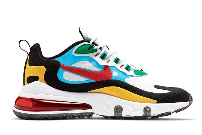 Nike Air Max 270 React Multi-Color DA2610-161 - Stylish and Comfortable Sneakers for Maximum Performance.