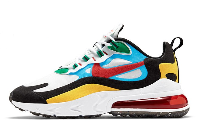 Nike Air Max 270 React Multi-Color DA2610-161 - Stylish and Comfortable Sneakers for Maximum Performance.