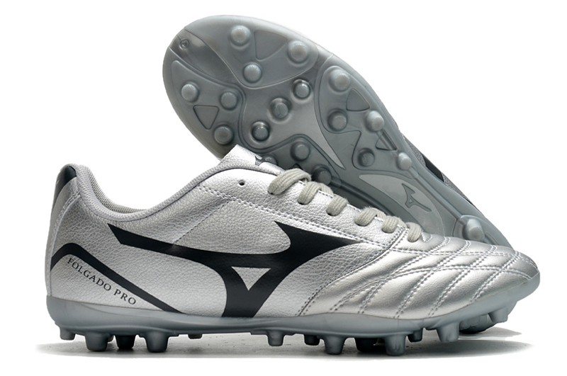 Mizuno Folgado Pro - Society Football Boots | Silver Grey