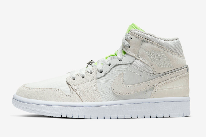 Air Jordan 1 Mid 'Vast Grey' CV3018-001 - Stylish and Versatile Sneakers for Men