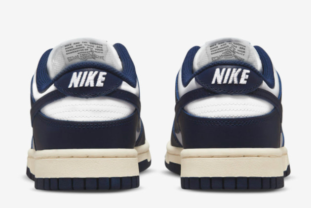 Nike Dunk Low 'Vintage Navy' White/Midnight Navy DD1503-115 - Get the Classic Look with a Splash of Navy