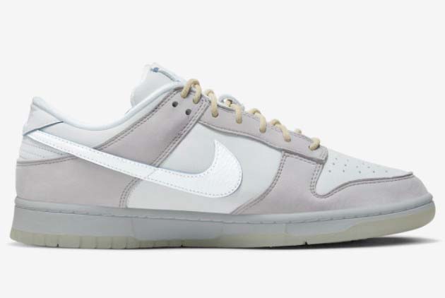 Nike Dunk Low Premium Grey White DX3722-001 - Classic Design with Stylish Grey and White Combo.