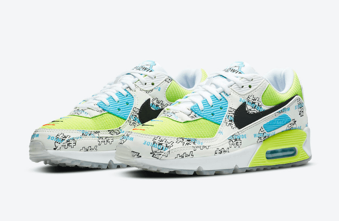 Nike Air Max 90 'Worldwide - Katakana Logo' DA1342-107 | Shop Now at [Website Name]